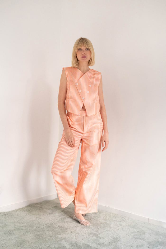 tiny cottons PANTALÓN DE SARGA A RAYAS 2025