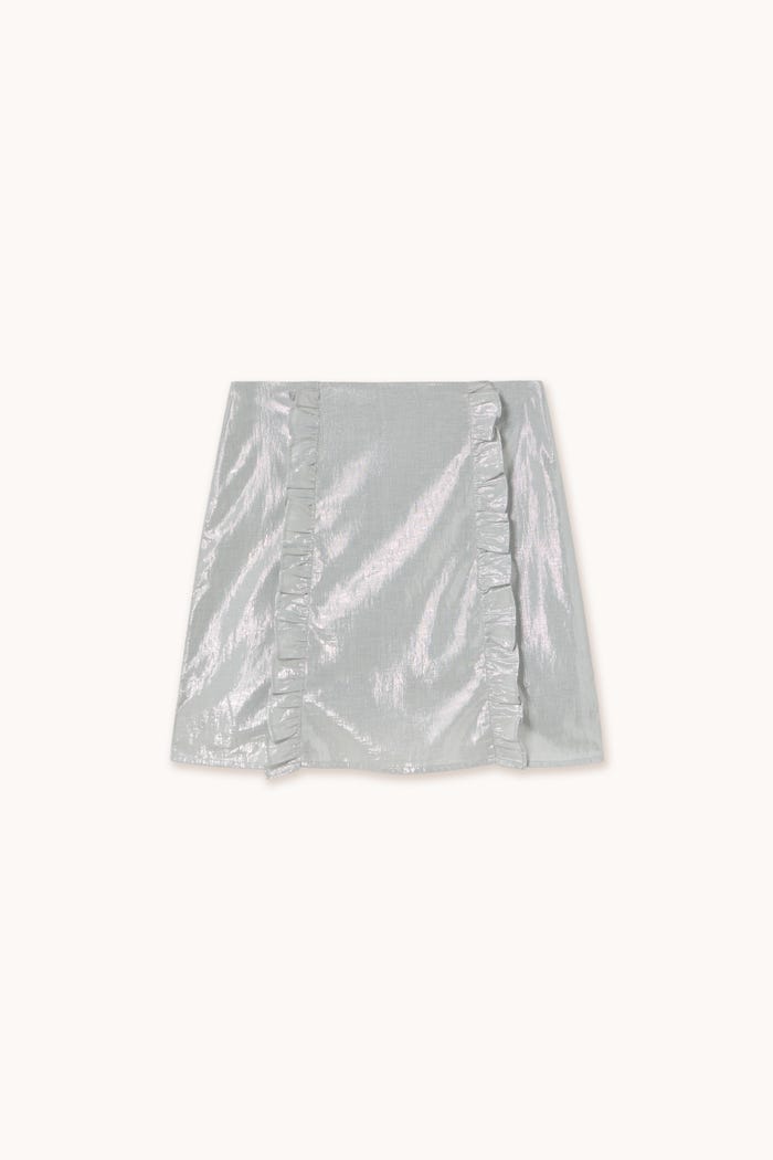 tiny cottons FALDA DE LUREX CON VOLANTES Ofertas