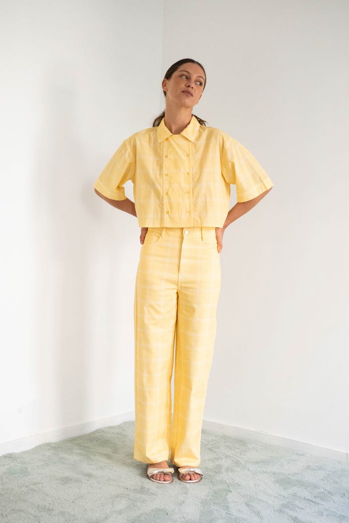 tiny cottons CAMISA DE MANGA CORTA A CUADROS En oferta
