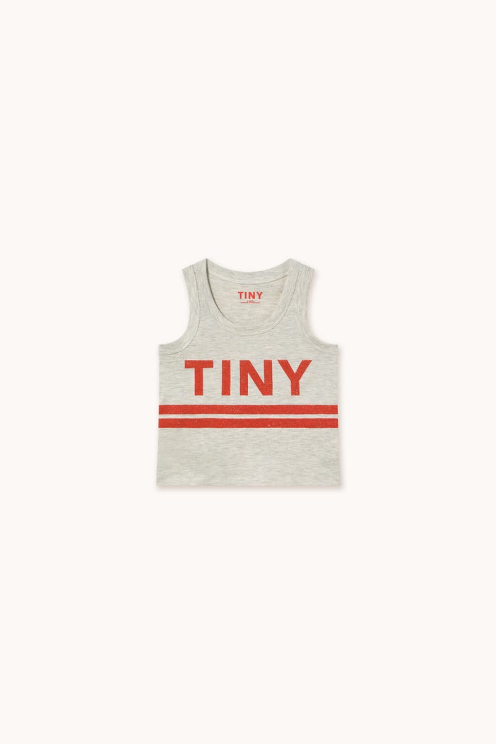 tiny cottons TOP LOGO STRIPES