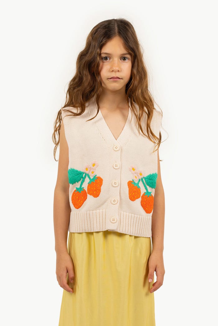 tiny cottons CHALECO STRAWBERRIES Rebajas de fin de temporada