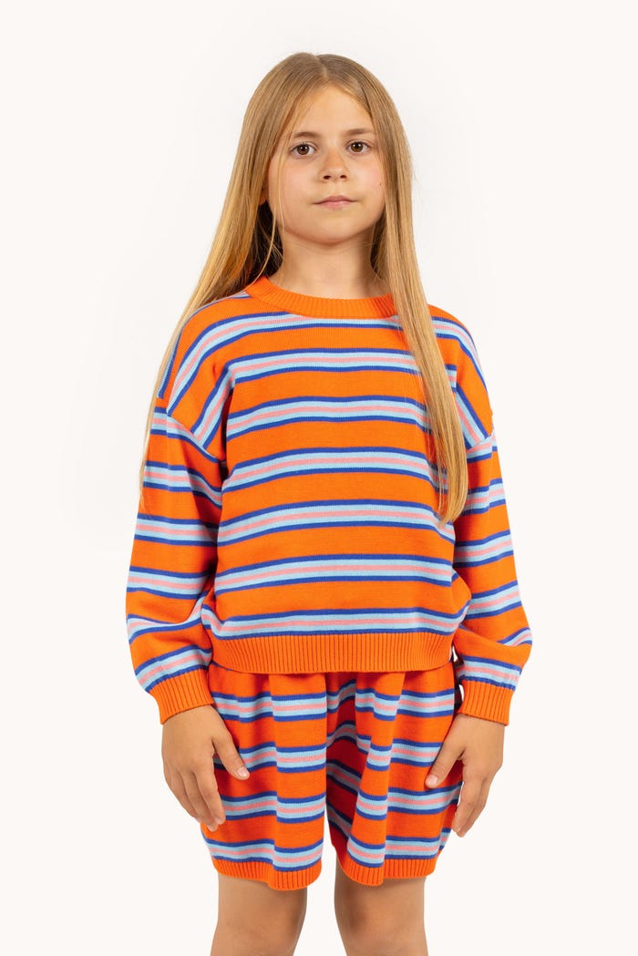 tiny cottons SWEATER STRIPES MULTICOLOR 2025