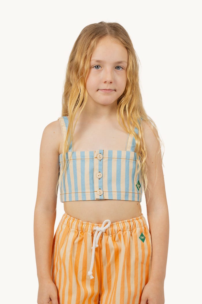 tiny cottons TOP CORTO STRIPES Rebajas baratas