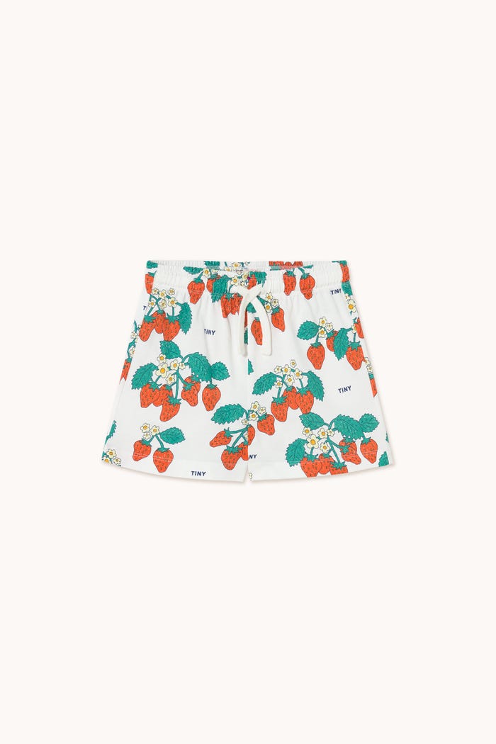 tiny cottons PANTALÓN CORTO STRAWBERRIES
