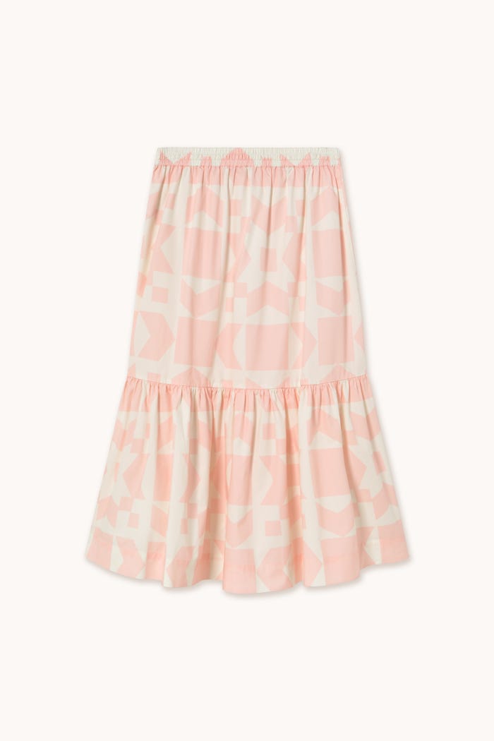 tiny cottons FALDA CON VOLANTE GEOMETRIC Promoción por tiempo limitado