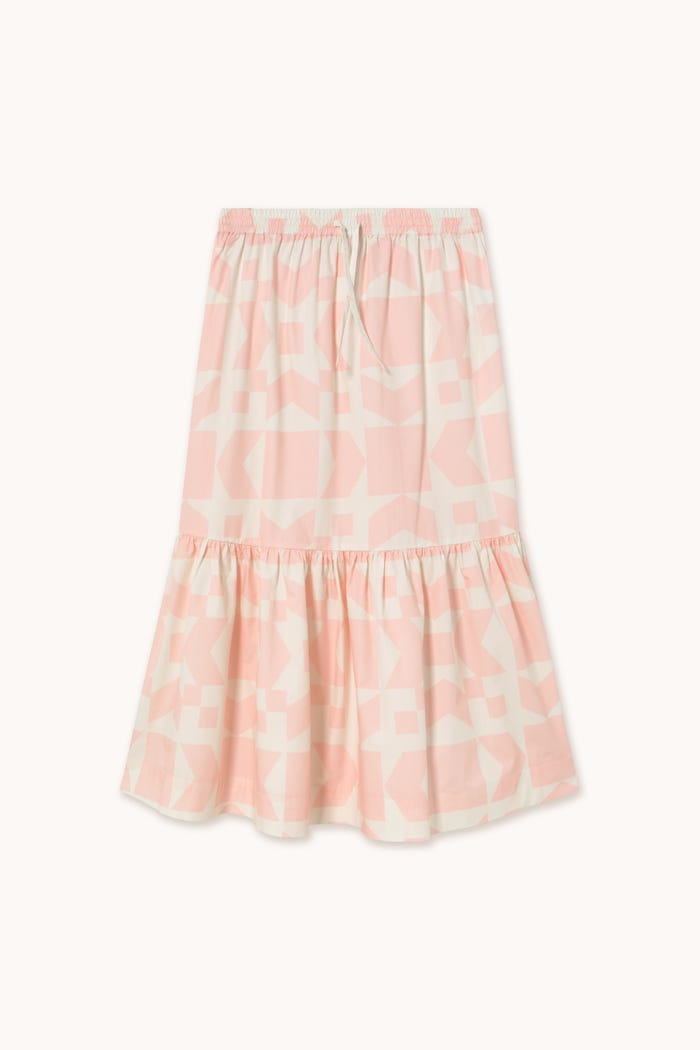 tiny cottons FALDA CON VOLANTE GEOMETRIC Promoción por tiempo limitado