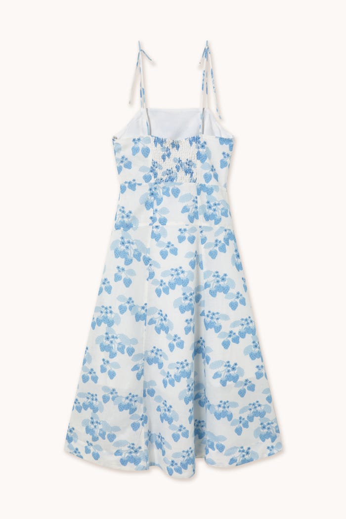 tiny cottons VESTIDO DE LINO STRAWBERRIES Oferta especial de fábrica