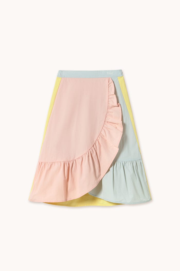tiny cottons FALDA WRAP COLOR BLOCK