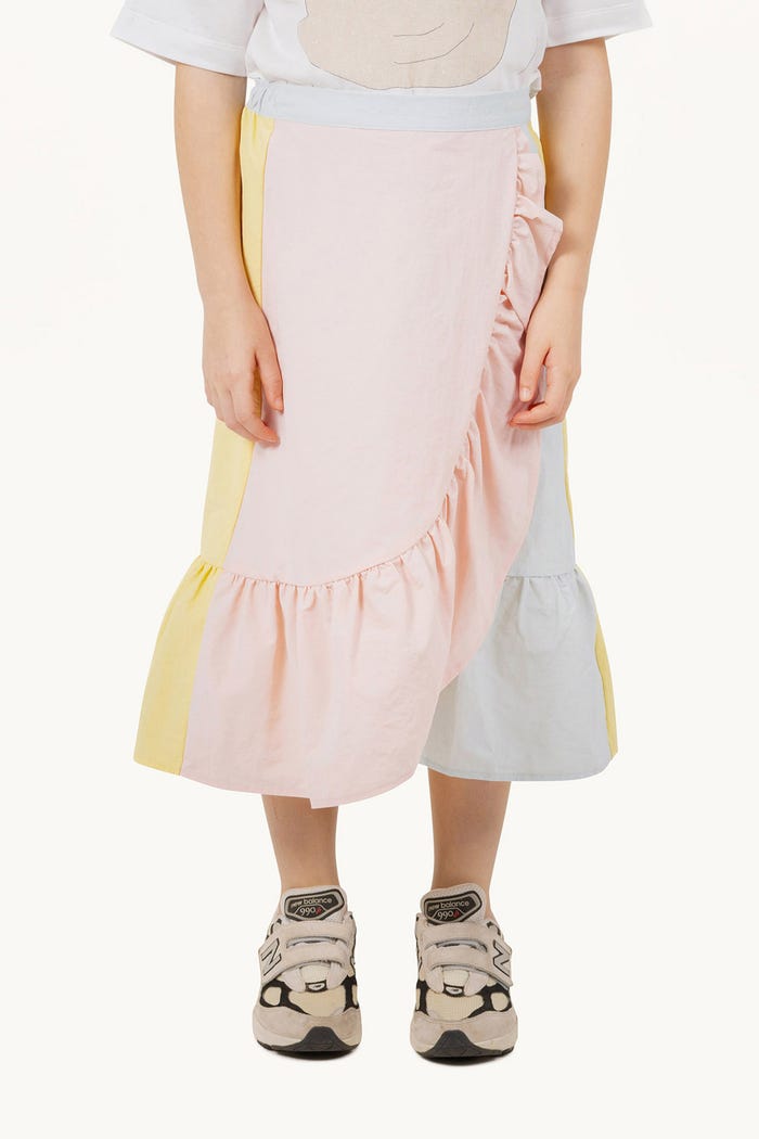 tiny cottons FALDA WRAP COLOR BLOCK 2025