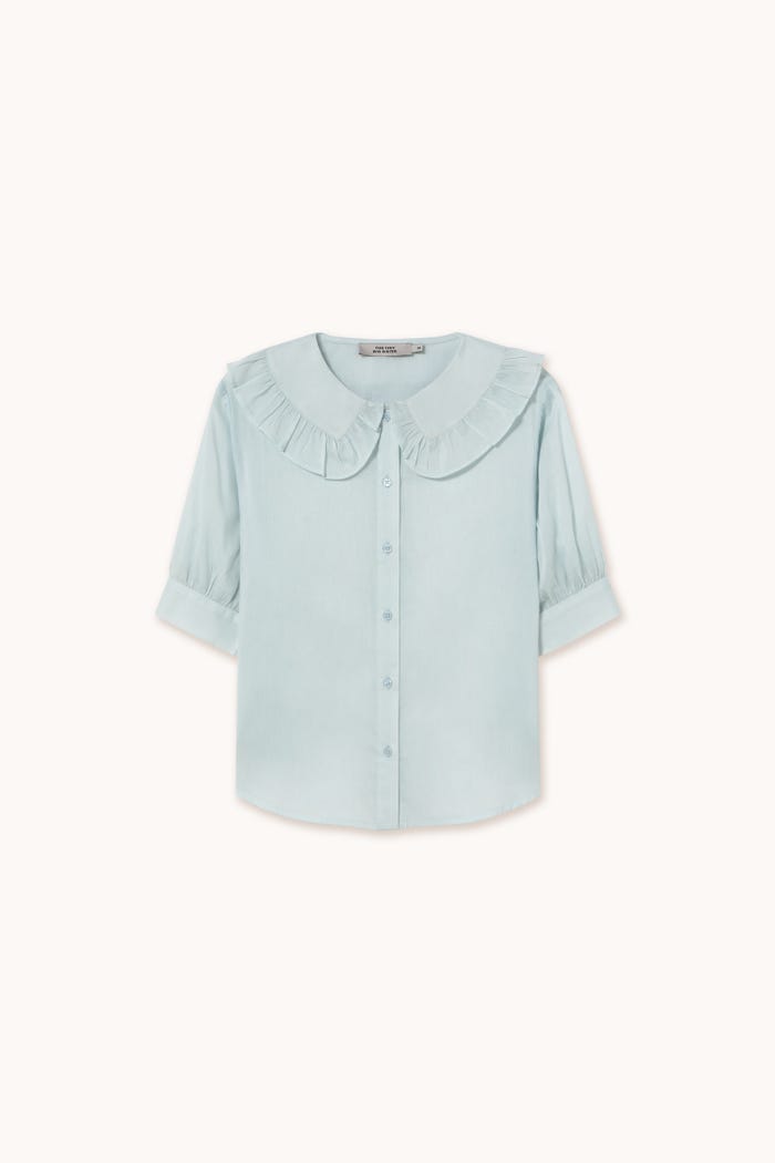 tiny cottons BLUSA CON CUELLO CON VOLANTES Rebajas top