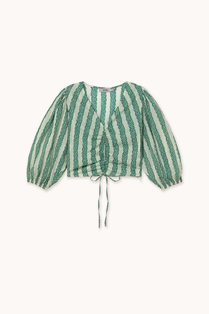 tiny cottons CAMISA CON CUELLO DE PICO FLOWERS Últimos 3 días