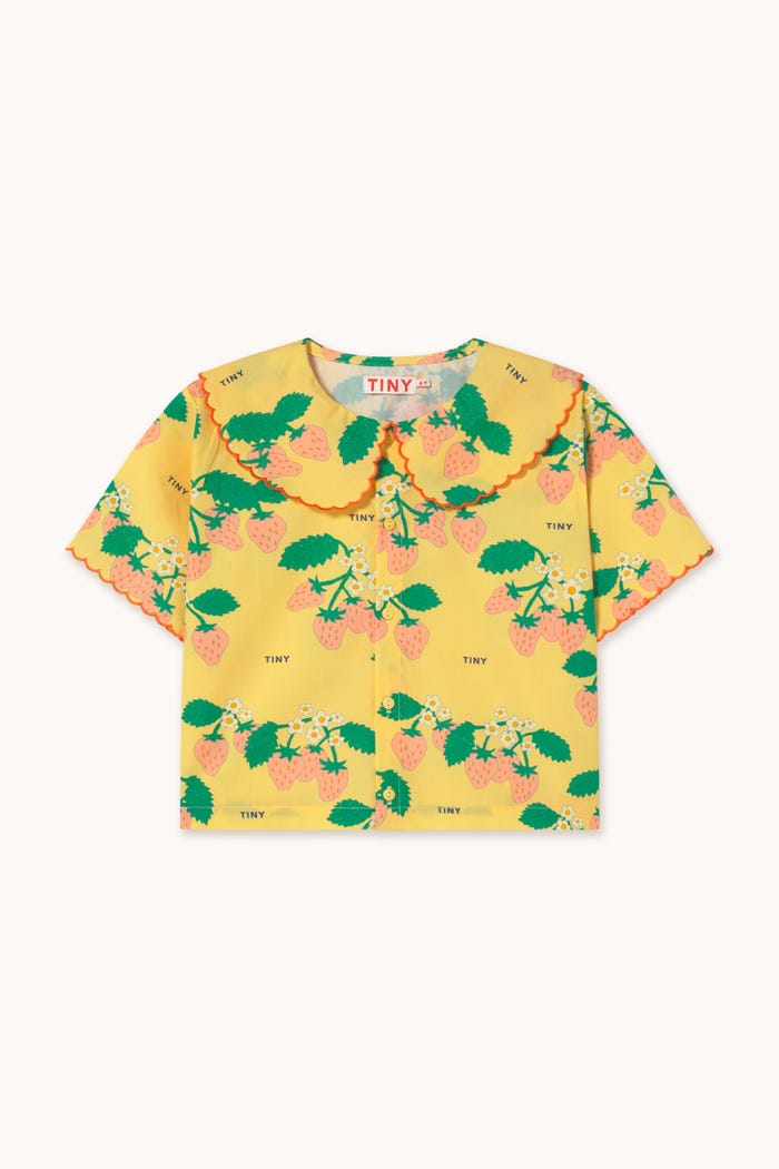 tiny cottons CAMISA STRAWBERRIES