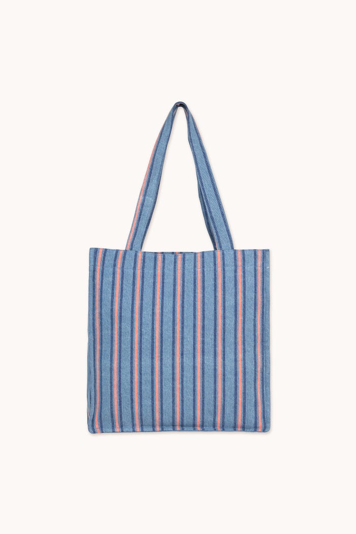 tiny cottons BOLSO STRIPES DENIM Ventas relámpago