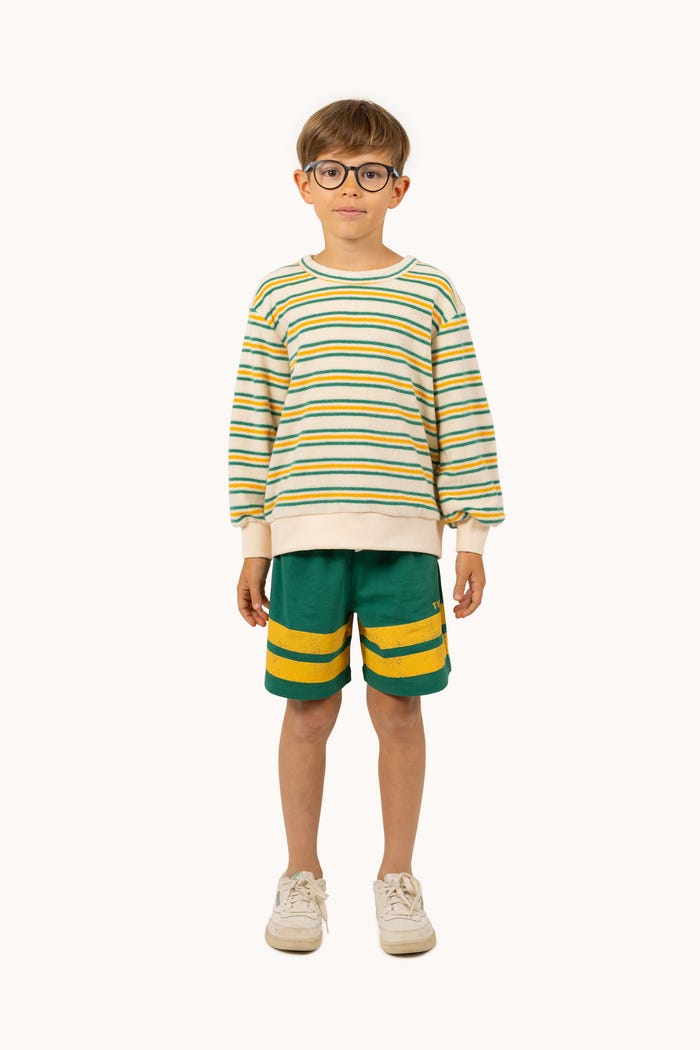 tiny cottons PANTALÓN CORTO STRIPES LOGO Mejor oferta