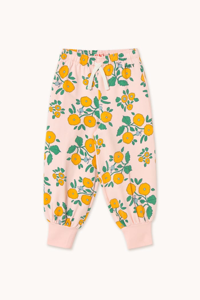 tiny cottons PANTALÓN JOGGER FLOWERS