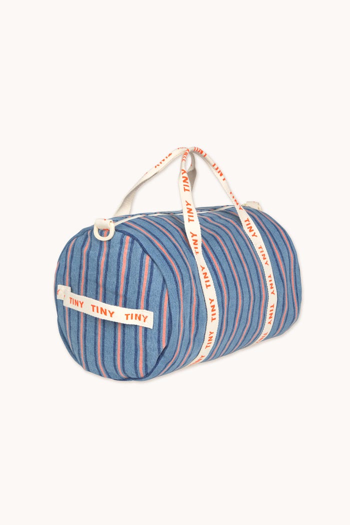 tiny cottons MOCHILA DE DEPORTE STRIPES DENIM Descuentos del mes