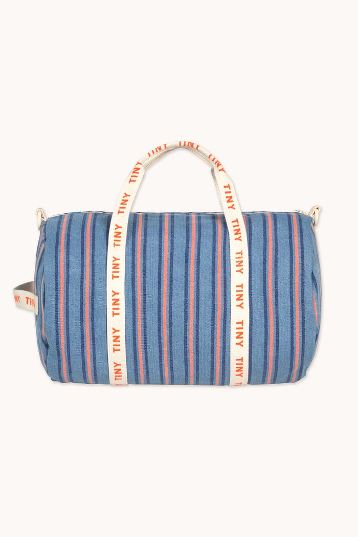 tiny cottons MOCHILA DE DEPORTE STRIPES DENIM Descuentos del mes