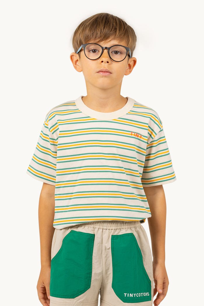tiny cottons CAMISETA STRIPES MULTICOLOR Precio ultrabajo