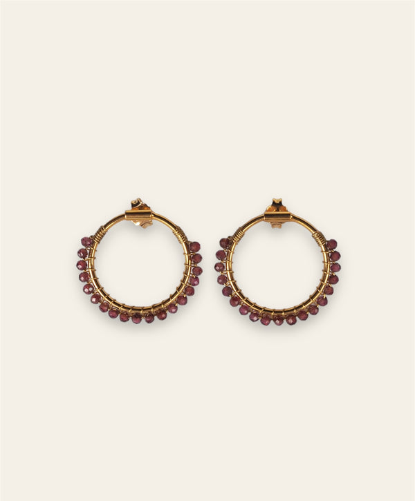 Triana By C PENDIENTES PALMAS AMATISTA Descuentos del mes