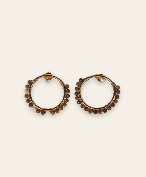 Triana By C PENDIENTES PALMAS JASPE Última moda