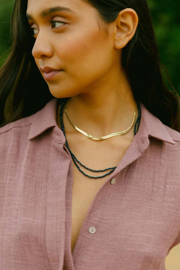 Triana By C Collar ROCHA NAVY Precio ultrabajo