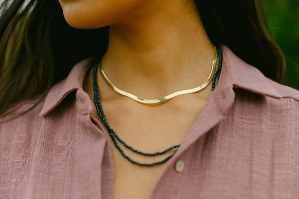Triana By C Collar ROCHA NAVY Precio ultrabajo
