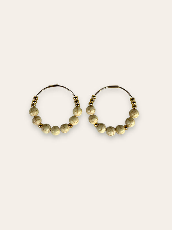 Triana By C PENDIENTES HOWLITA Venta caliente