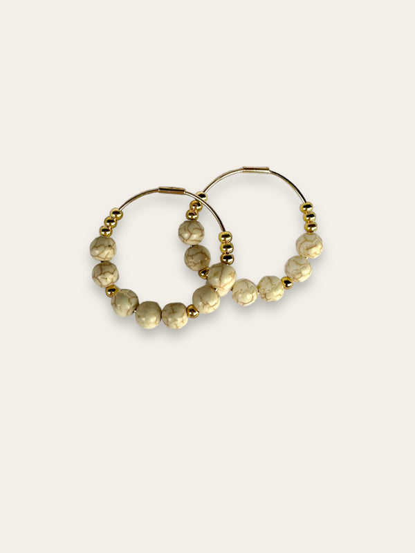 Triana By C PENDIENTES HOWLITA Venta caliente