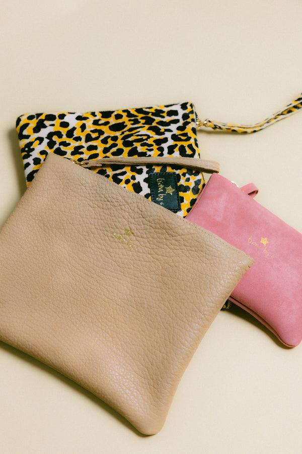 Triana By C Bolso de mano piel beige