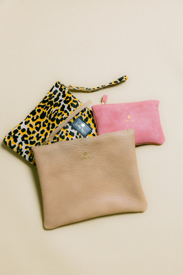 Triana By C Bolso de mano piel beige Precios de Black Friday