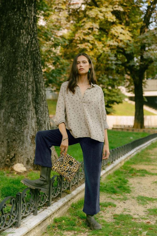 Triana By C Pantalón MILLET pana azul Limitado a 3 días
