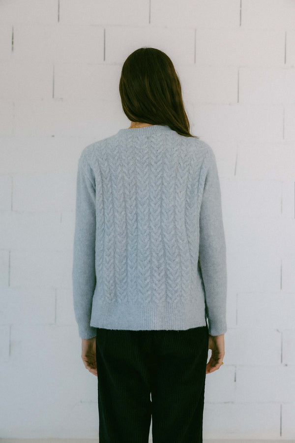 Triana By C JERSEY CAN GRIS LANA MERINO EXTRAFINA Ofertas especiales