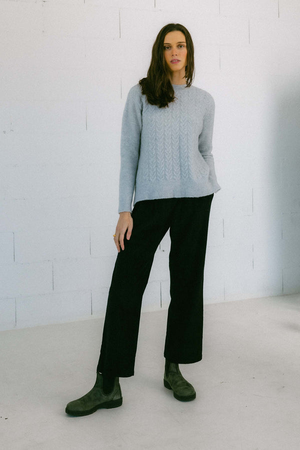 Triana By C JERSEY CAN GRIS LANA MERINO EXTRAFINA Ofertas especiales