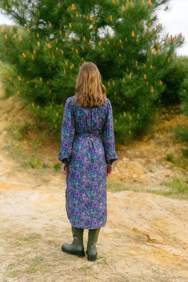Triana By C Vestido manga larga print margarita FARO Rebajas de fin de temporada
