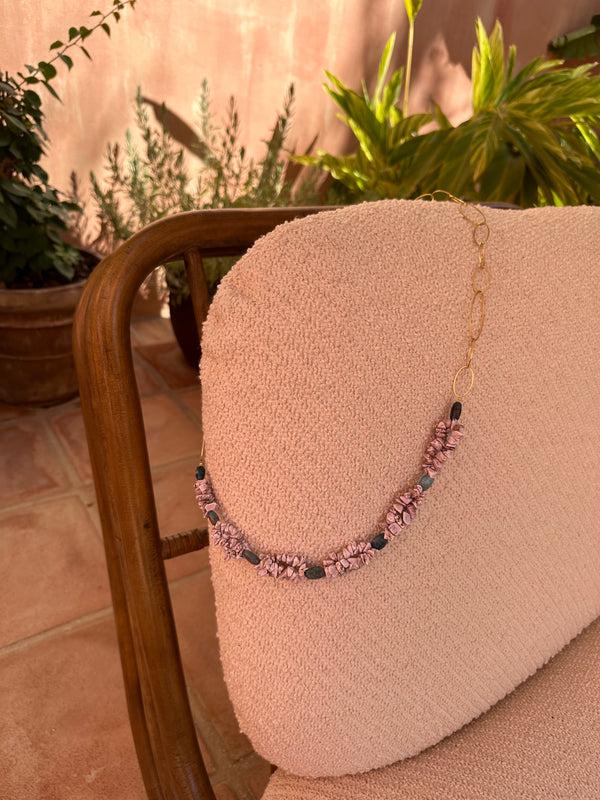 Triana By C Collar coral/turquesa En oferta