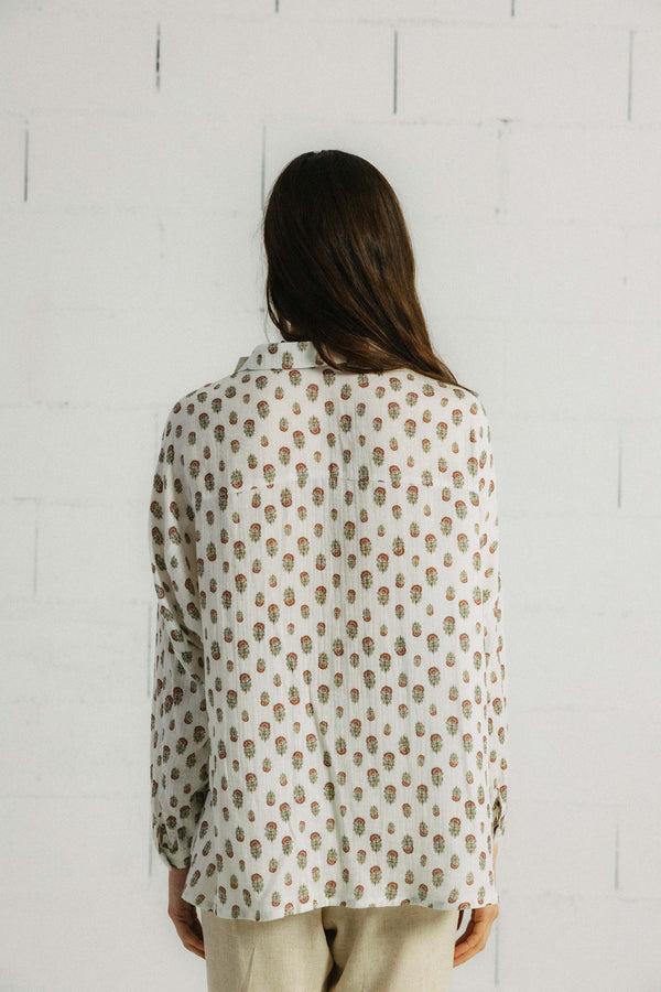 Triana By C Blusa STAR algodón orgánico FLOR TIERRA Los más vendidos