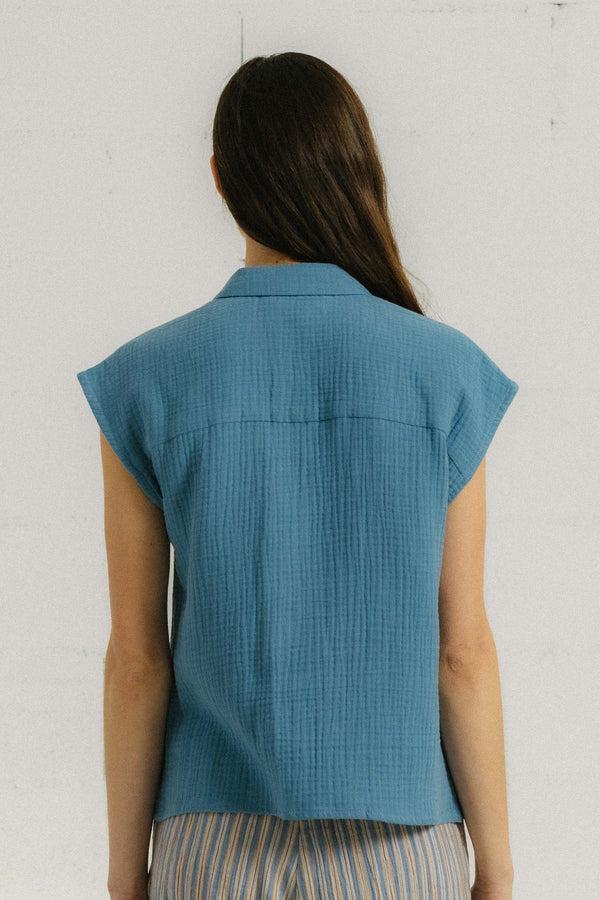 Triana By C Blusa LUCEA azul storm Último día
