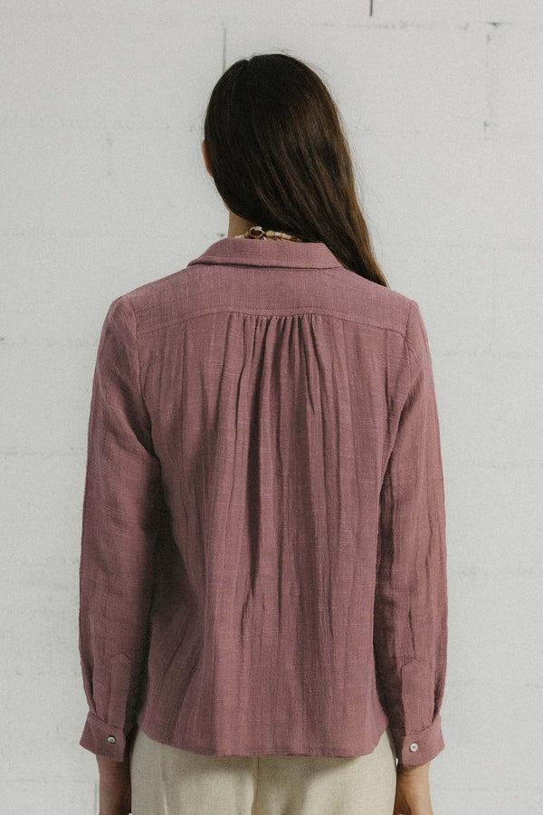 Triana By C BLUSA PALMA ROSE TAUPE Precio de fábrica