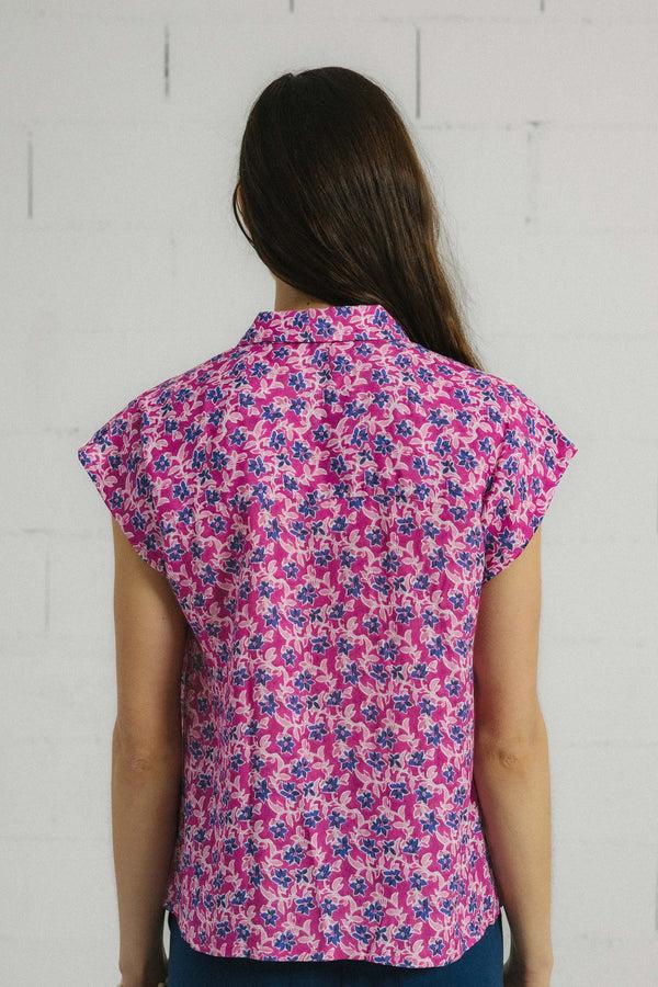 Triana By C Blusa LUCEA PRINT VERBENA Oferta especial de fábrica