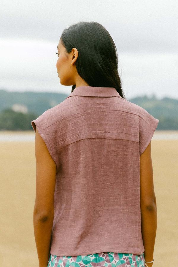 Triana By C Blusa LUCEA TAUPE Grandes descuentos