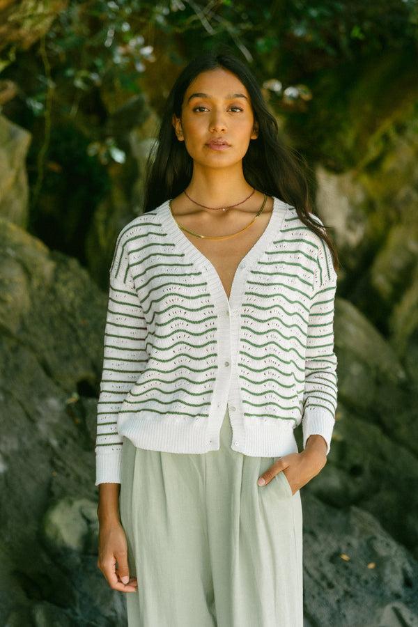 Triana By C Chaqueta tijuana verde Ahorra y exporta