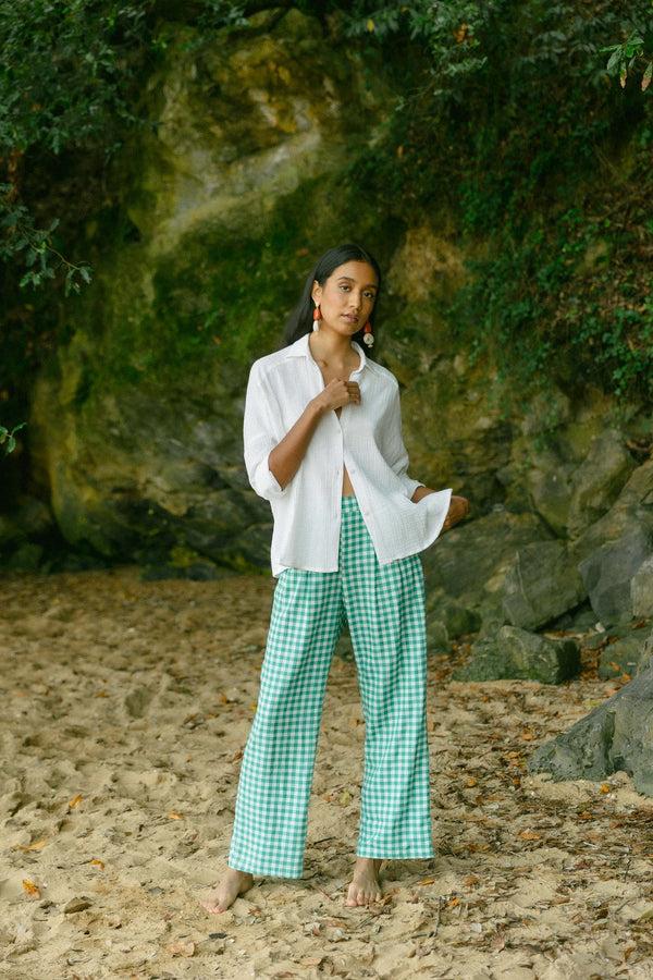 Triana By C Blusa STAR algodón orgánico blanco 2025