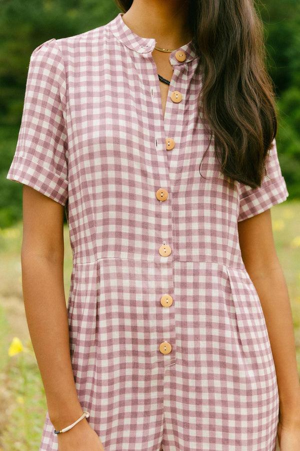 Triana By C Mono PAPIRO VICHY ROSA En línea