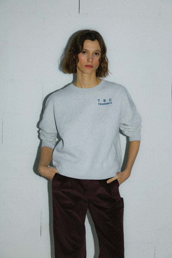 Triana By C SUDADERA BIARRITZ GRIS TRIANABYC En oferta