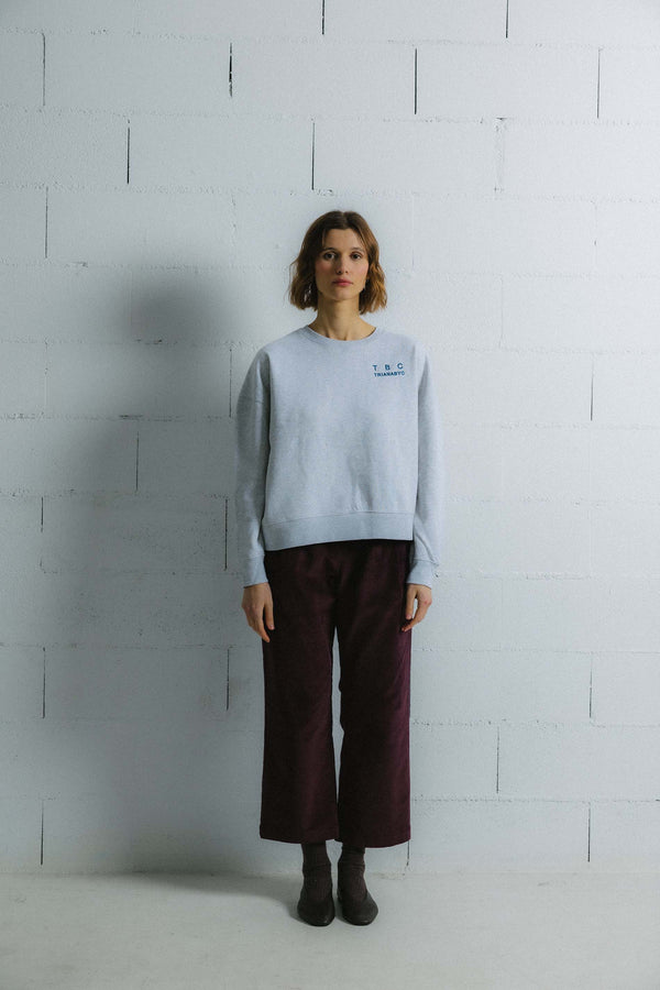 Triana By C SUDADERA BIARRITZ GRIS TRIANABYC En oferta