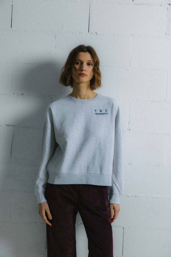Triana By C SUDADERA BIARRITZ GRIS TRIANABYC En oferta