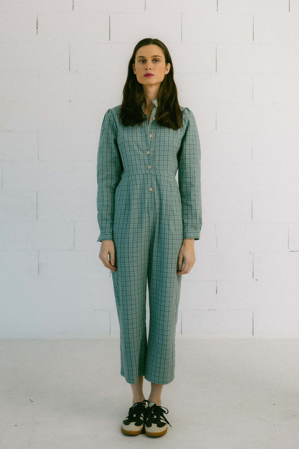 Triana By C Mono PULA cuadro vichy verde agua Gran oferta