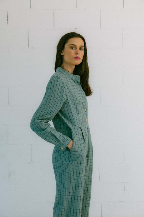 Triana By C Mono PULA cuadro vichy verde agua Gran oferta