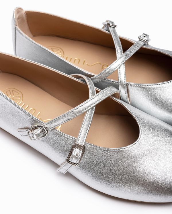 unisa Bailarina con tiras cruzadas Precios de Black Friday