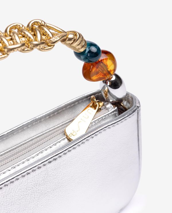 unisa Bolso de mano con asa trenzada y adorno Oferta exclusiva